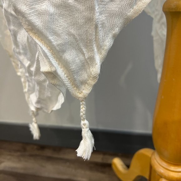 NWOT NORDSTROM Texture Weave Ruana in Ivory Cloud (O/S) - Picture 4 of 9